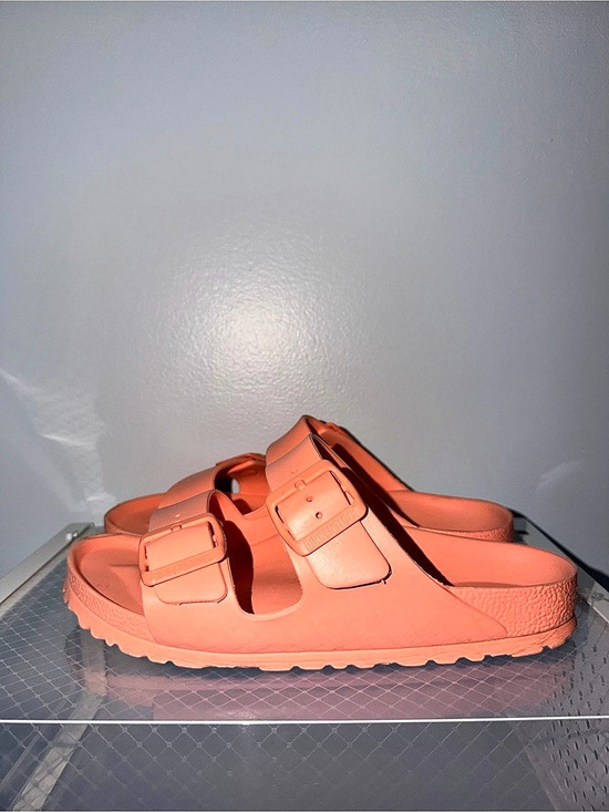 Birkenstock Shoes - Birkenstock Arizona EVA Buckle Strap Sandals in Orange